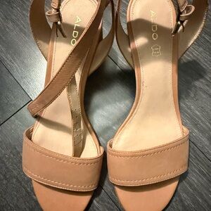 Aldo Women's Nude Heeled Sandals